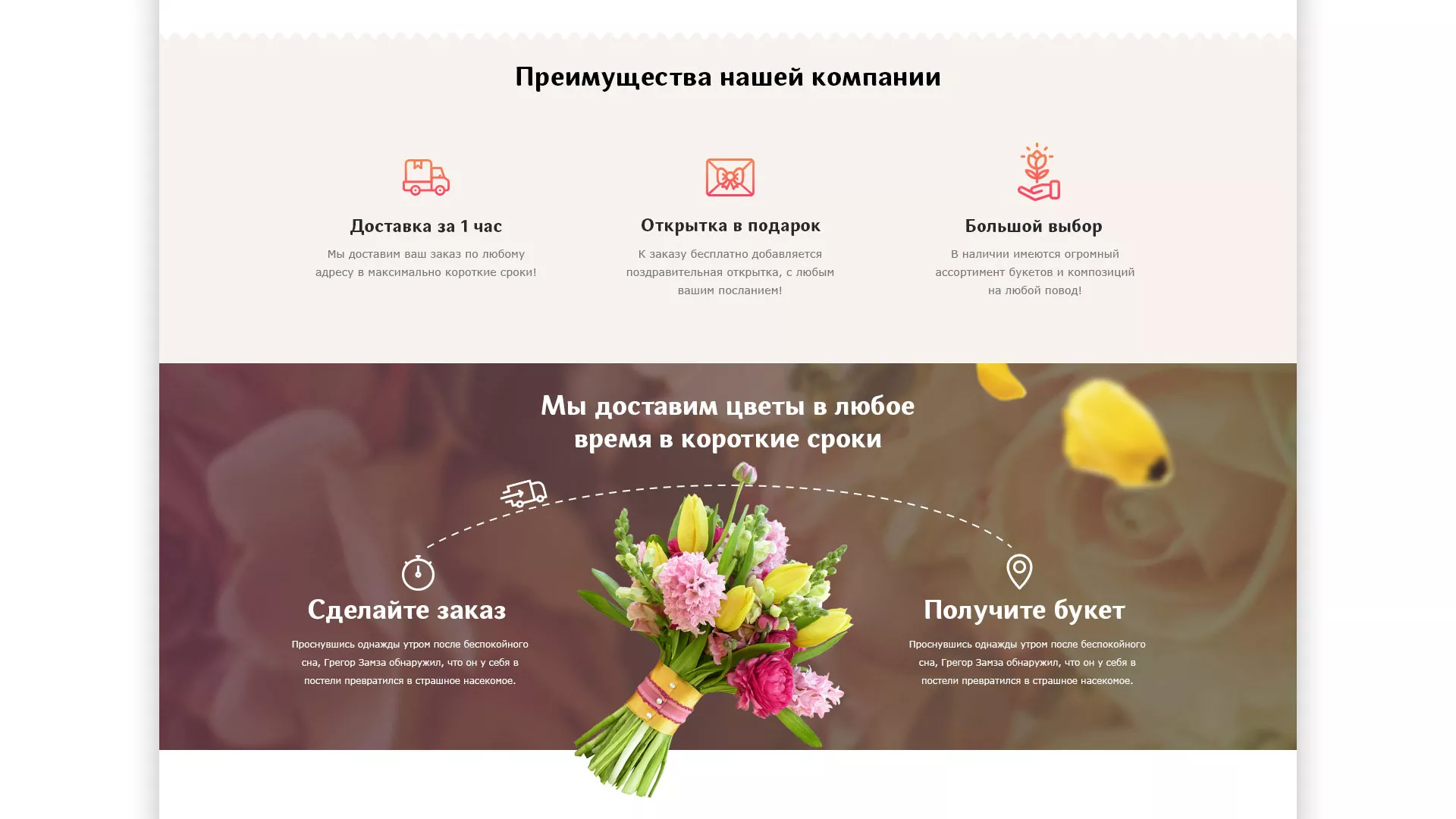 Создание интернет-магазина «Букет-онлайн» по цветам в Мегионе