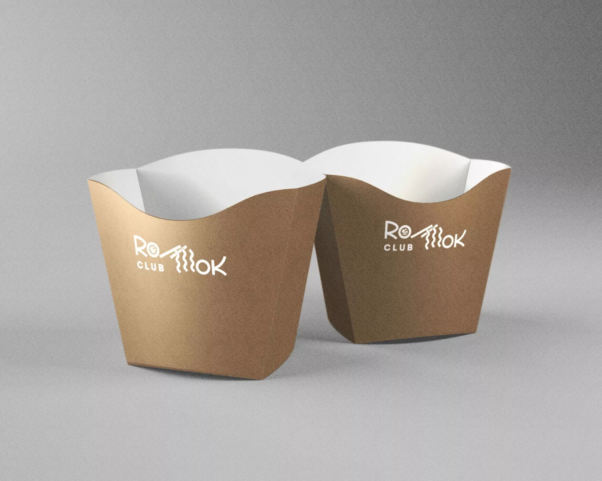 Создание дизайна упаковки суши-бара «Roll Wok Club» в Мегионе